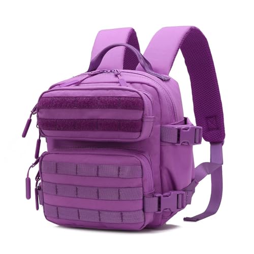 Image of 9L Mini Backpack for Men and Women, Small Backpack for Gym Hiking Travel Sports Running (Purple)