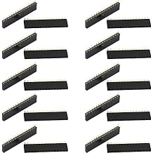 20pcs Female Pin Header 1x15 Pins Single Row 2.54mm 0.1" Pitch for Nano V3.0 AVR ATmega328P Module Expansion Board