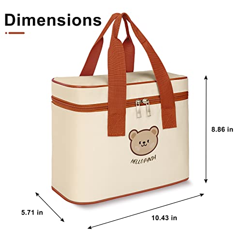 Gvoco Insulated Lunch Bag For Women- Cute Lunch Bags For Women With Stylish Design - Womens Lunch Bag Perfect For Work、Picnic And Travel, Cute Lunch Box For Women Small Lunch Bag #TOP4