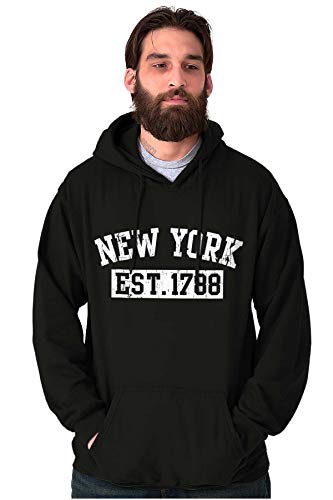 Classic Teaze Vintage New York Distressed Athletic Hoodie Sweatshirt Women Men - Image 5