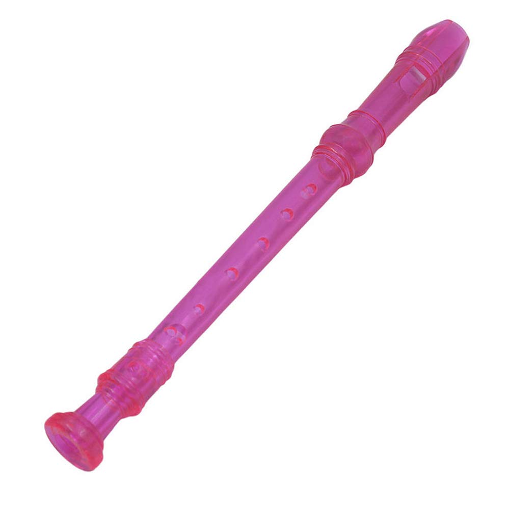 1 Flauta de Agudos de 8 Orificios Ajustable Flauta de Agudos no tóxico Clarinete Flauta Principiante Instrumento de Viento de Madera Clarinete (Color : Purple)