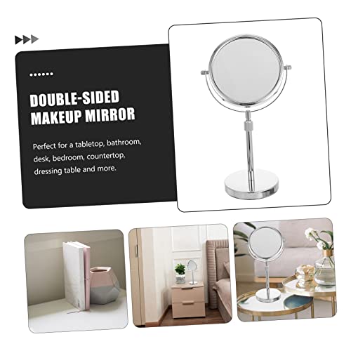Espejo de Maquillaje Redondo Portátil con Luz LED miniatura 3