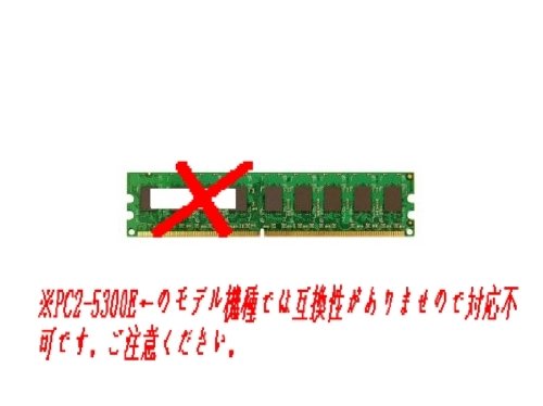 Amazon | 4GBメモリ標準セット(2GB*2) Qimonda PC2-5300P 240Pin DDR2