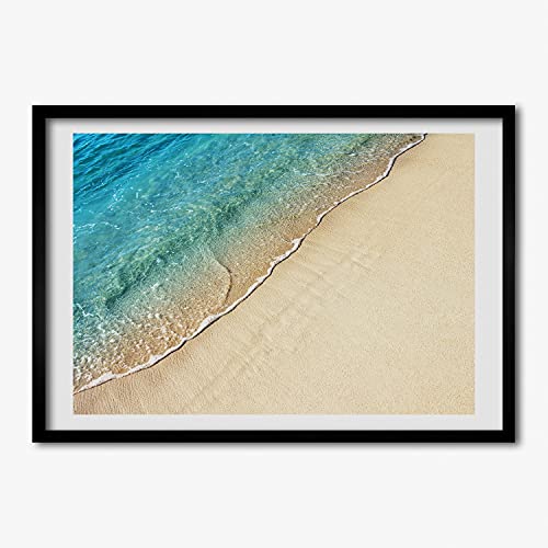Cadre photo plage 70x50 cm pour créer un salon style bord de mer