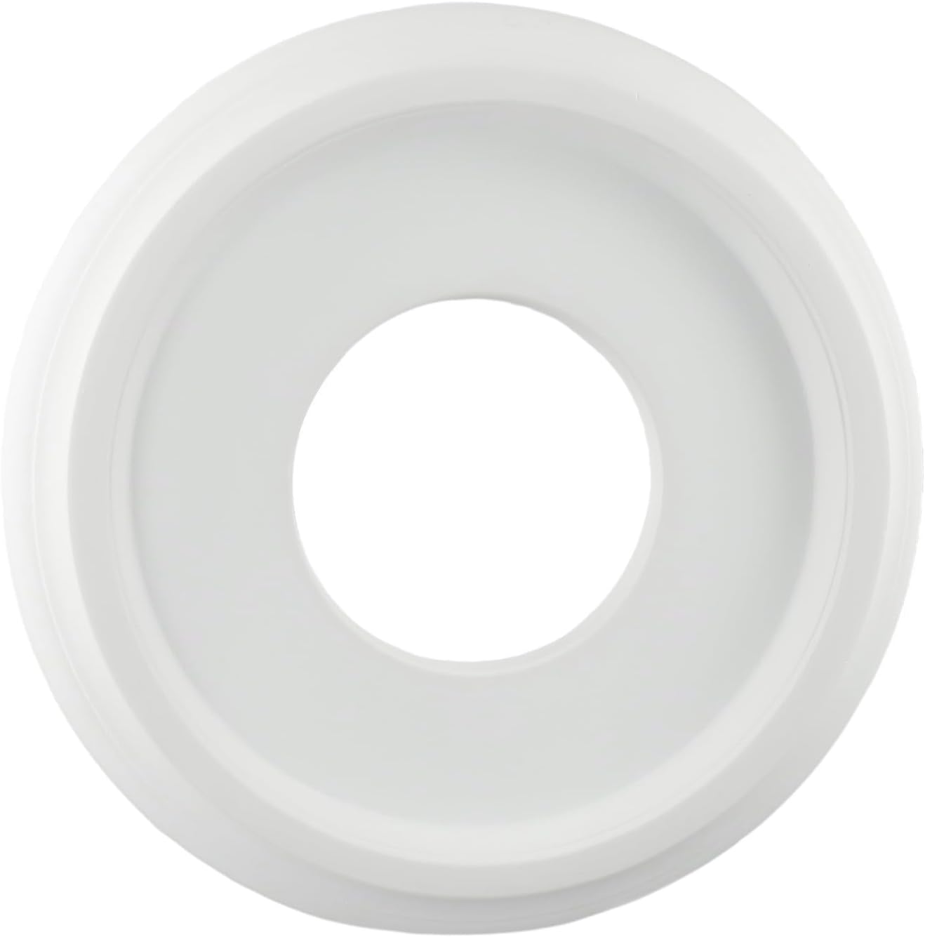 10inch Ceiling Medallion, Round Ceiling Fan Light Cover Plate with PU Medallions Decorative, Ceiling Medallions for Light Fixtures and Ceiling Fans(1pcs)