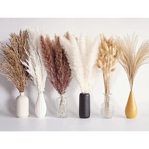 110 PCS Dried Pampas Grass Bouquet for Decor Cover
