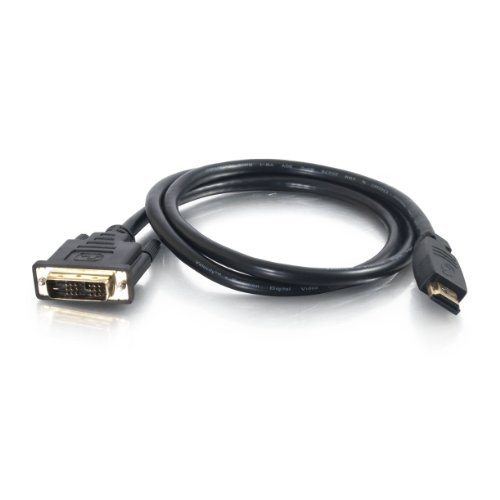 C2G/Cables to Go 40320 Velocity HDMI to DVI-D Digital Video Cable (2 Meter/6.5 Feet)