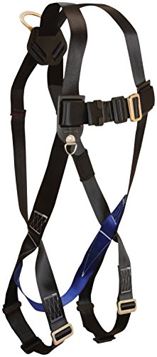 Falltech 7007 Ftbasic, Standard, Non-Belted Full Body Harness - 1 Back D-Ring, Mating Buckle Legs And Chest 3 Points Of Adjustment, Unifit, Black By Alexander Andrew, Inc. Dba Falltech #TOP6