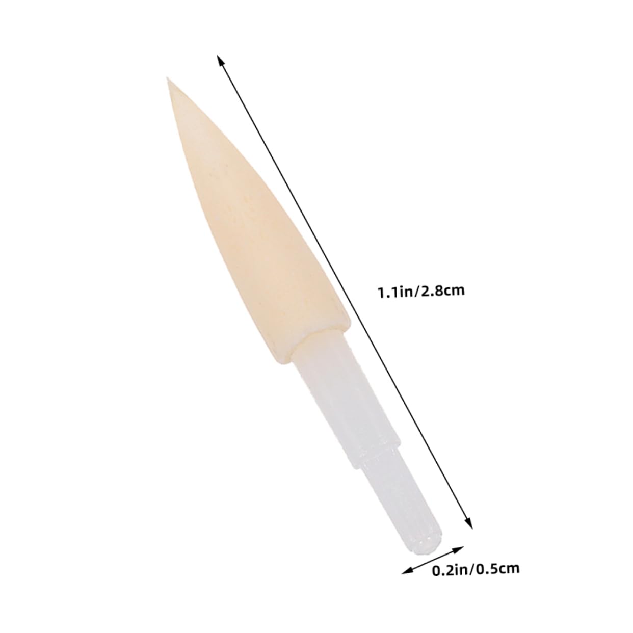 Gadpiparty Replaceable Sponge Calligraphy Pen Tips Soft Brush Pen Heads for Writing for Calligraphy Practice