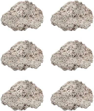 Eisco Raw Pumice Igneous Rock Specimens, Geologist Selected, 1", 6 Piece