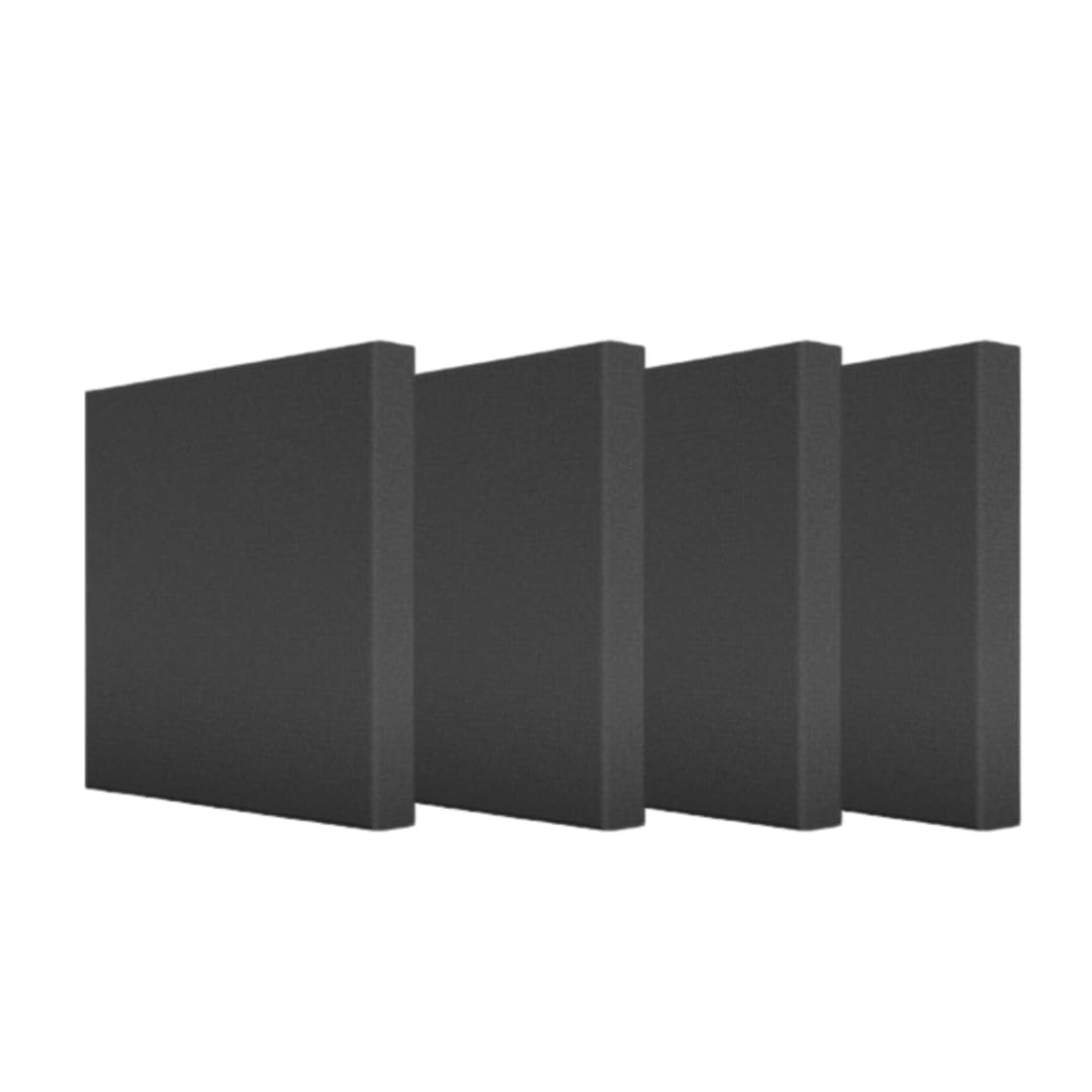 Panels, Roxul Rockwool Sound Absorption Panels, 2' x 2' x 3". NRC=0.90 [SET OF 4] (black)
