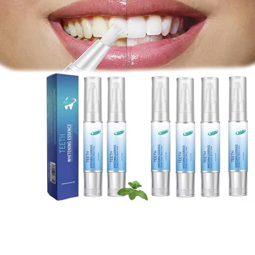 Extra Strength Instant Results Teeth Whitening Pen for Adults, Power Swabs for Teeth as Seen on TV, in Between Teeth Stain Remover, Teeth Whitening Pen for Pets, Freshens Breath (6)