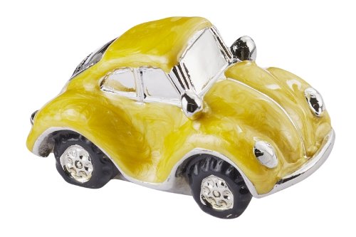 Coccinella circa 4,5 cm, giallo, auto.