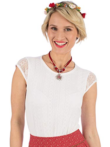 MarJo Trachtenbody ohne Arm FANESSA-Emely weiß, 42