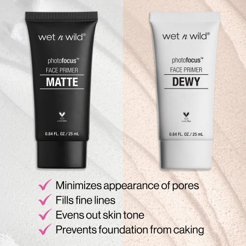 Wet N Wild Photo Focus Dewy Face Primer, Till Prime Dew Us Part, 0.84 Fluid Ounce #TOP1