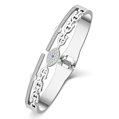 Bracelet œil bleu charms œil du diable protection femmes