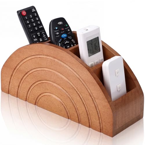 Support de télécommande en bois anti-perte boîte rangement table basse - 2