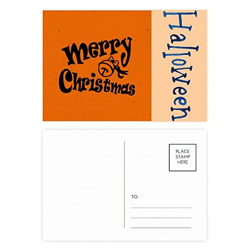 Cartes postales Halloween noir Merry mas lot 20 papeterie correspondance thématique