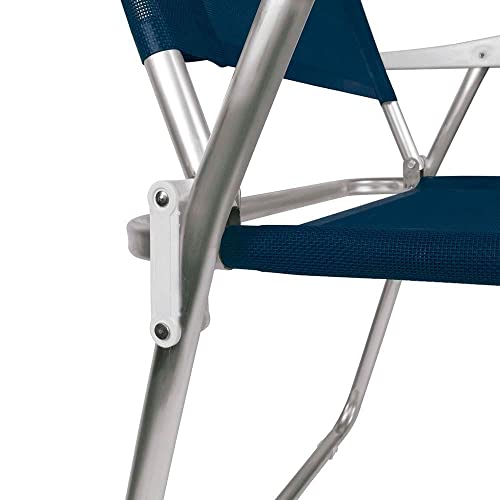 Cadeira de Praia Master Plus Fashion Alumínio Azul Mor