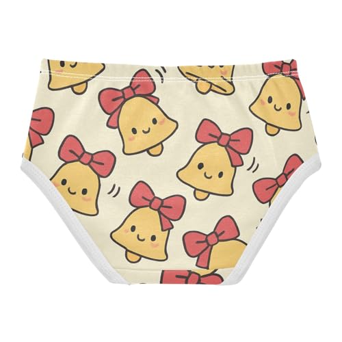 Girls' Brief Panties Briefs Underwear for Girls Christmas Bells Pattern2