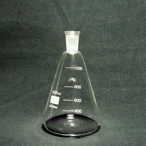 Flacon Erlenmeyer en verre 1000 ml avec col 24/40 pour laboratoire - 4