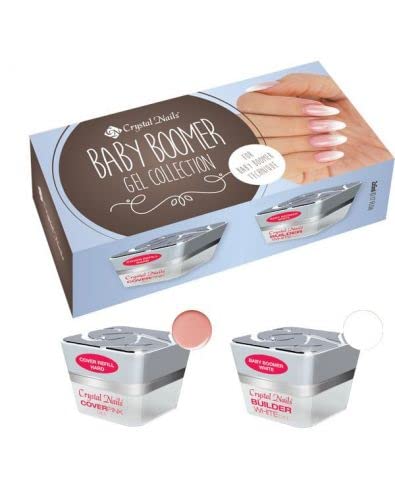 CRYSTAL NAILS - BABY BOOMER GEL COLLECTION - 2x5ml...