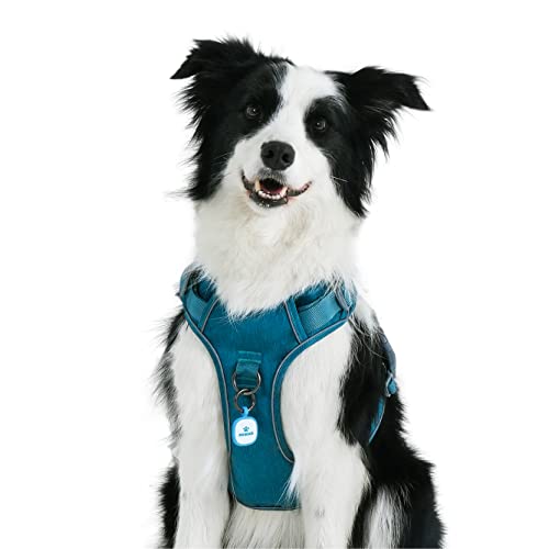 Pawaii Dog Harness for Large Dogs No Pull, No Pull Dog Harness with Pet ID Tag, No Choke Front Clip Harness Dog, Adjustable Soft Padded Pet Vest with Easy Control Handle