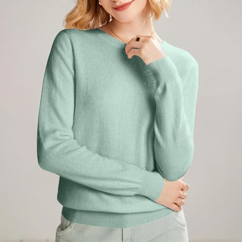 VBTAPA Cashmere Sweaters for Women Fashion Comfort Pullover Tops Casual Crewneck Dressy Long Sleeve Outfits4