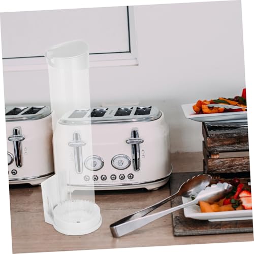 Porte-cornets de glace en plastique blanc compact pour bureau