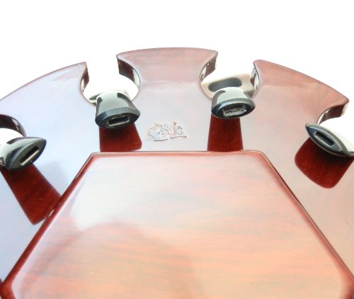 Tobacco Pipe Rack - 12 Pipes - With Middle Storage For Pipe Tobacco #TOP6