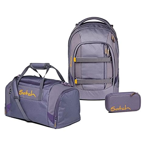 Satch 3-Piece School Backpack Set with Sports Bag Cover