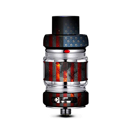 IT'S A SKIN Decal Vinyl Wrap Compatible with FreeMax Mesh Pro Tank/Dark Distressed
