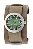  Bruno Banani Herrenuhr IRO graugrün Lederband BC3 145 345