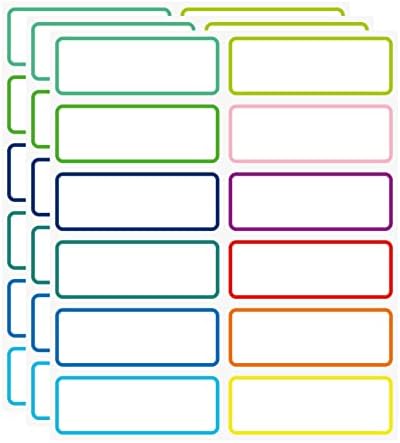 SVNOOC Reusable Dry Erase Labels 36pcs Sticky Notes for Office School Kitchen All Purpose Use Label (1.25x3.5 inches), Removable & Washable Nano Material