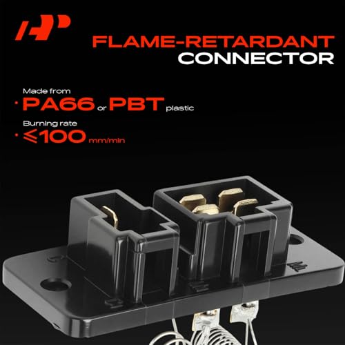 Image of A-Premium Front HVAC Blower Motor Resistor Compatible with Mazda Models | for B2200 /B2600 1987-1993, B2000 1986-1987