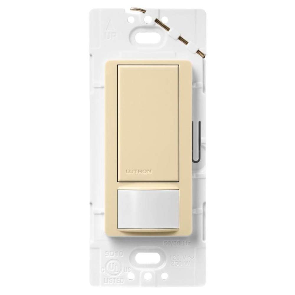 LutronMaestro Motion Sensor Switch | 5A, Single-Pole or Multi-Location | MS-OPS5M-IV, Ivory