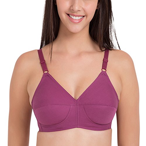 Image of SOUMINIE - U Shaped Back - 100% Cotton Full Figure Bra - Minimizer - Non Padded - Full Coverage Wirefree Seamed Bra