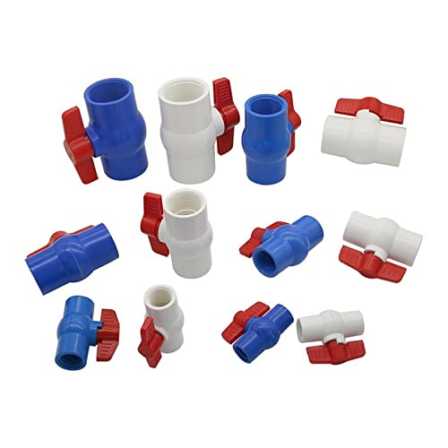 Accesorios de tubería de plomería tipo válvula de bola de PVC de 2" con rosca hembra 5