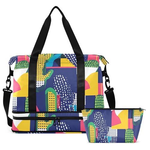 Large Travel Carry on port Training with Adjutable trap for Trekking 2 Pc et2