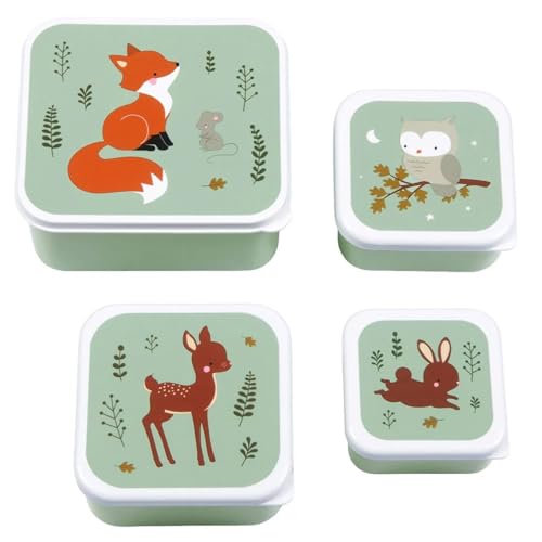 Scatole da gustare Amici della foresta verde - A Little Lovely Company