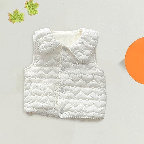 Casual Warm Jacket Coat for Kids Toddler Winter Jacket Boys Girls Winter Cute Hoodie Solid Vest Jacket With Pockets2