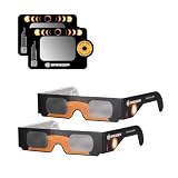 Bresser 2 filtri solari per fotocamera smartphone con 2 occhiali eclissi EN ISO 12312 2