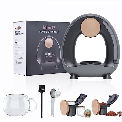 Hosioe Cafetera semiautomática para el hogar, 240 ml, temperatura constante de 85 grados, 1400 vatios, máquina de café americana portátil silenciosa, elaboración de café, hojas de té en polvo