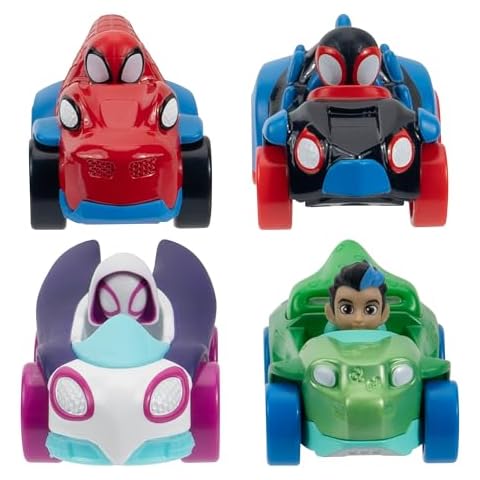Marvel Amazing Metals 4 Pack Dino-Webs Vehicles Cover