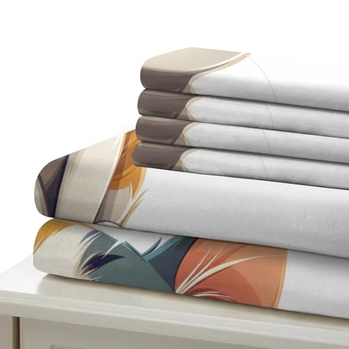 Parure de couette chat persan 3D ensemble de literie microfibre 220x240