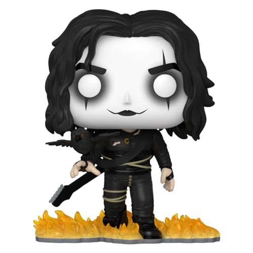 POP Movies: The Crow - Eric Draven with Crow Funko Vinyl Figure (Bundled with Compatible Box Protector Case) Multicolored 3.75 inches