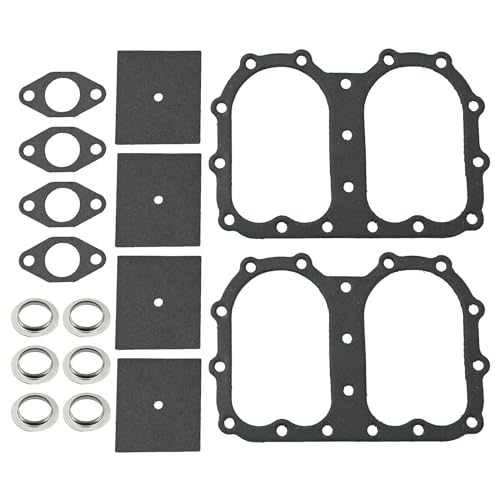 Image of UOIENRT W4-1770 HS1785 Head Manifold and Valve Cover Gasket Set Replacement for Wisconsin VE4 VE4D VF4 VF4D VH4 VH4D