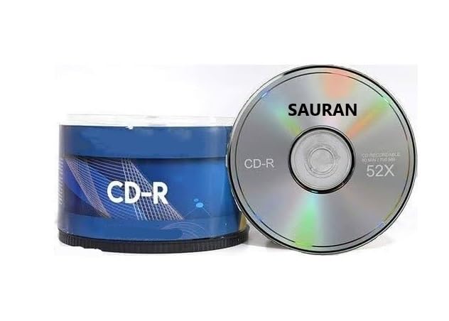 Sauran CD-R Blank Recordable Discs, 52x Speed, 700MB Storage Capacity-image-5