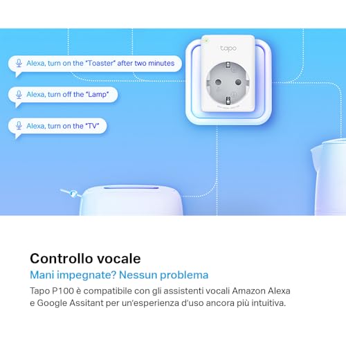 TP-Link Presa Mimi Smart WiFi Presa Tapo P100 - 6