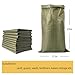 HRhousaen Empty Sandbags, Heavy Duty Woven Polypropylene Sand Bags 15